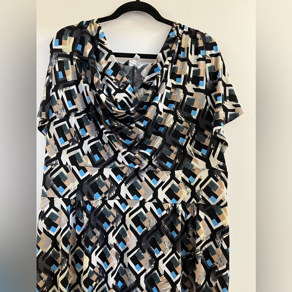 Anna Scholz dress 70’s style maxi stretch Dress 07. - Picture 16 of 16